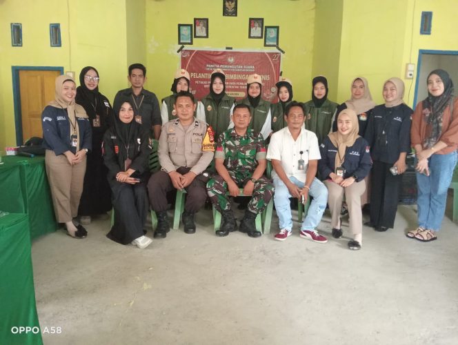 
 Bhabinkamtibmas AIPDA Andi Marfang, Bersama Babinsa dan Kades, Hadiri Pelantikan Pantarlih di Dua Desa Binaannya: Desa Liliriawang dan Desa Mattirowalie, Kecamatan Bengo,