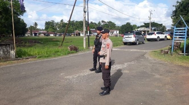 
 Bripka Abustan , Lakukan Kunjungan, Tujuan Keamanan Polsek Tonra ,Polres Bone