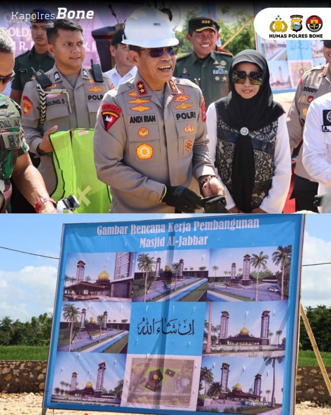 
 Tunaikan Amanah Ibunda, Irjen Pol Andi Rian Bangun Masjid di Tanah Leluhur Bone