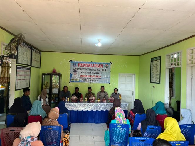 
 Penyaluran BLT-DD di Desa Samaelo, Barebbo, Berjalan Lancar