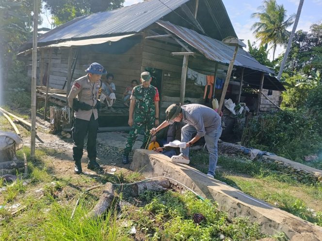 
 Bripka Idrus bersinergi dalam monev di Desa Itterung