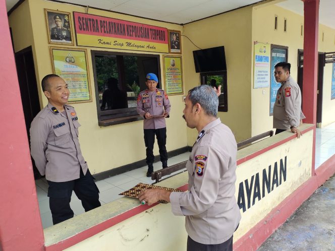 
 Polsek Awangpone Polres Bone Kedatangan Tim Penilai Lomba Kebersihan Mako