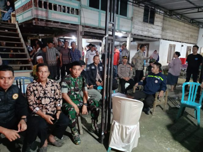 
 Polsek Awangpone Polres Bone Pengamanan Pesta Pernikahan di Dusun Kawerang Berlangsung Aman