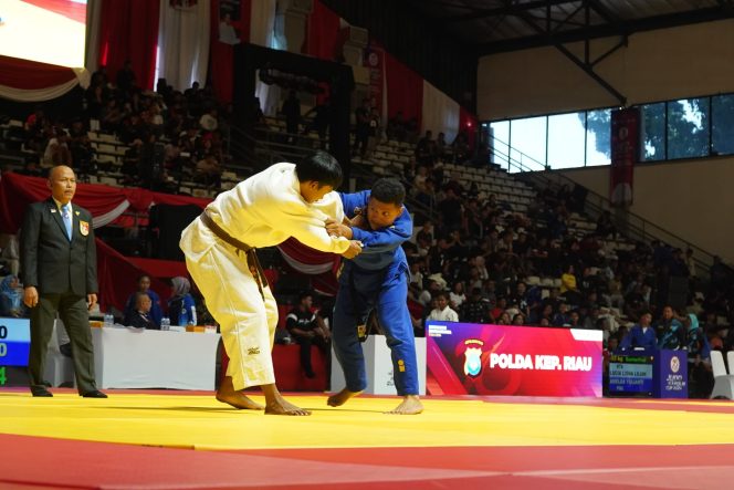 
 POLRI GELAR KEJUARAAN NASIONAL JUDO KAPOLRI CUP 2024, ANGGOTA POLRES BONE RAIH MEDALI PERUNGGU