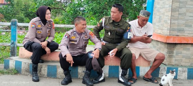 
 Sinergitas TNI POLRI, Duduk Bersama Berkoordinasi Dan Berikan Pelayanan Kepada Masyarakat