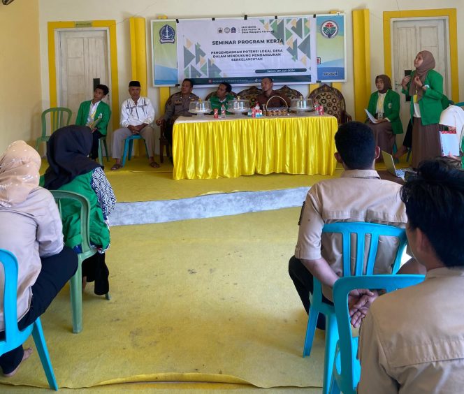 
 Bhabinkamtibmas Polsek Awangpone Polres Bone Seminar Pengembangan Potensi Lokal Desa Mappalo Ulaweng 