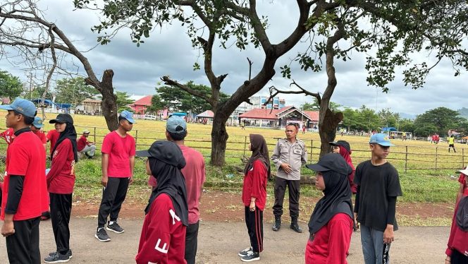 
 JAGA KEAMANAN, JELANG PILKADA, INI.CARA WAKA POLSEK TONRA POLRES BONE