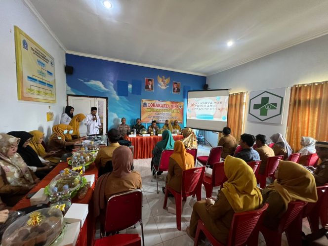 
 Polsek Awangpone Polres Bone Lokakarya Mini Lintas Sektor Triwulan III Bidang Kesehatan 