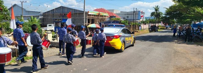 
 Aktif  Jaga Kamtibmas ,Polsek Tonra Laksanakan  Patroli Biru , Polres Bone