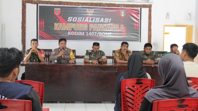 
 Bripka Samsu Alam, S.Sos, Selaku Bhbainkamtibmas Laksanakan Patroli dan Sosialisasi Kampung Pancasila di Desa Lampoko