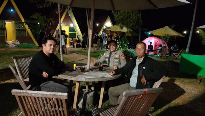 
 KA SPKT 2 ,Lakukan Kunjugan , Guna Cegah Kriminalitas, Polsek Tonra , Polres Bone