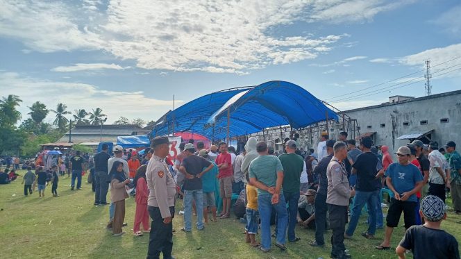 
 Beri pelayanan, Polsek Tellu Siattinge pengamanan Kampanye 