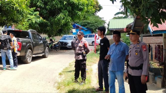 
 LAKSANALAN PAM IPTU A.SOFYAN TITIP PESAN PADA WARGA, HANYA JAGA KEAMANAN, POLRES BONE