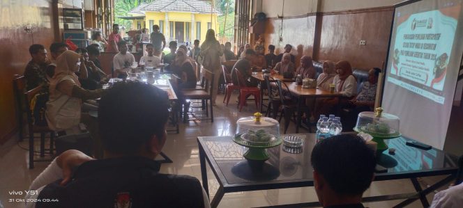 
 Kanit Intelkam Polsek Awangpone Turut Serta Pengawasan Partisipatif Tatap Muka Pemilihan Serentak Tahun 2024