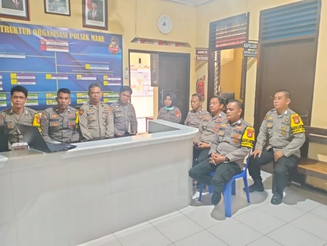 
 Zoom Peningkatan Kemampuan Bhabinkamtibmas, Bhabinkamtibmas Polsek Mare Polres Bone.