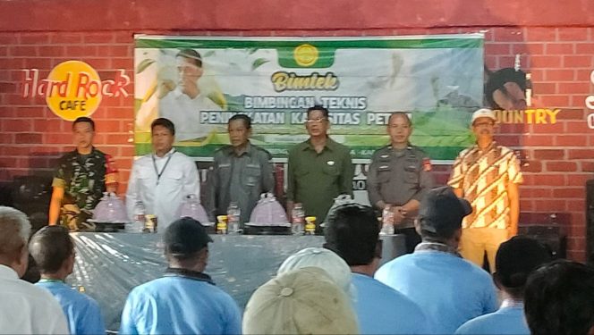 
 Wakili Kapolsek Pada Rapat Aipda Jumadi , Titip Pesan Kamtibmas  Polsek Tonra, Polres Bone