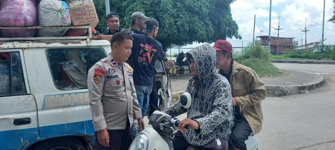 
 Keberangkatan Kapal, Personil Lakukan Pengamanan