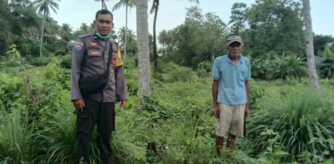 
 Bhabinkamtibmas Polsek Cenrana Ajak Warga Manfaatkan Pekarangan Rumah Sebagai Sumber Pangan Bergizi