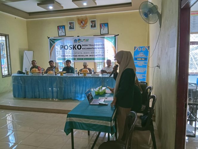 
 Bhabinkamtibmas Polsek Mare Polres Bone, Hadiri Seminar Program Kerja Nyata Mahasiswa KKN Tematik Angkatan 74 UMI