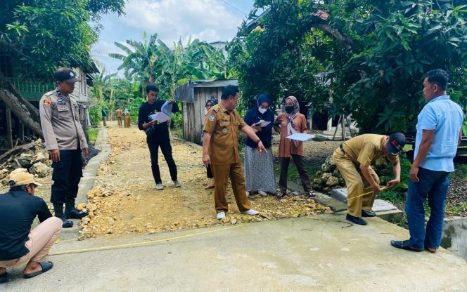 
 Polsek Awangpone Polres Bone Monev Tahap II Anggaran Dana Desa Latekko Tahun 2024