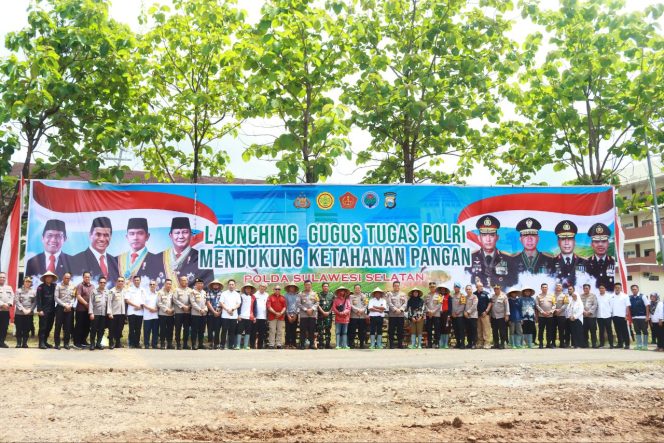 
 Polda Sulsel Sediakan 3.323 Hektar Lahan Produktif Dalam Mendukung Ketahanan Pangan di Provinsi Sulawesi Selatan