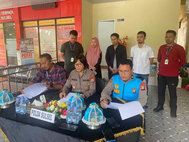 
 Polda Sulsel Ungkap Kasus Dugaan Penyebaran Berita HOAX Terkait Biaya Pendidikan AKPOL