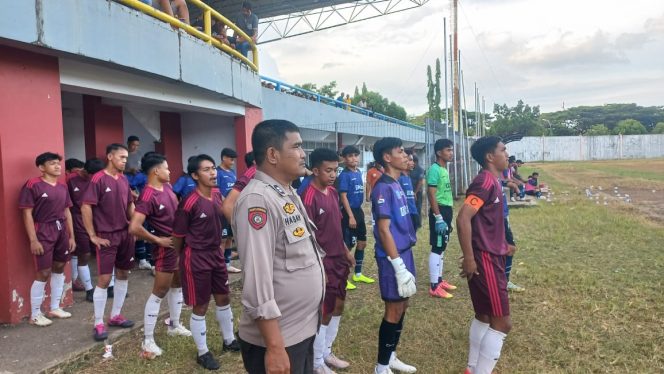 
 Turnamen Sepak Bola Putra Palakka Cup II 2025 Berlangsung Aman di Stadion Lapatau Watampone