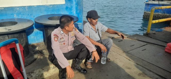 
 Beri Edukasi Keselamatan, Personil Temui Pengguna Jasa