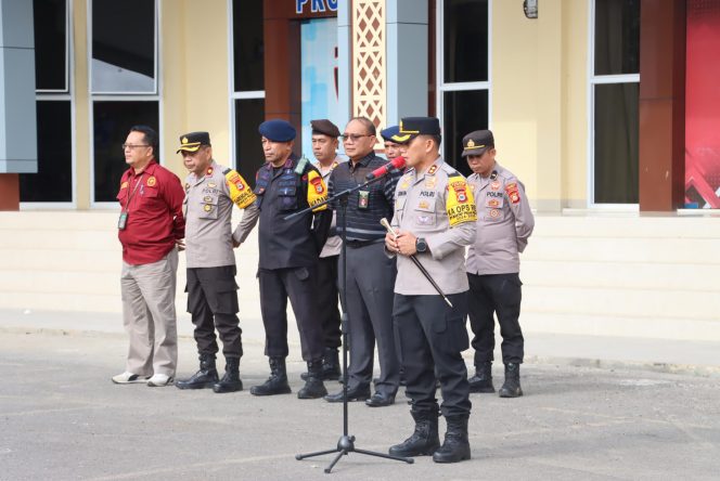 
 Kapolres Bone Pimpin Apel Pengamanan Eksekusi Putusan Pengadilan Negeri Watampone