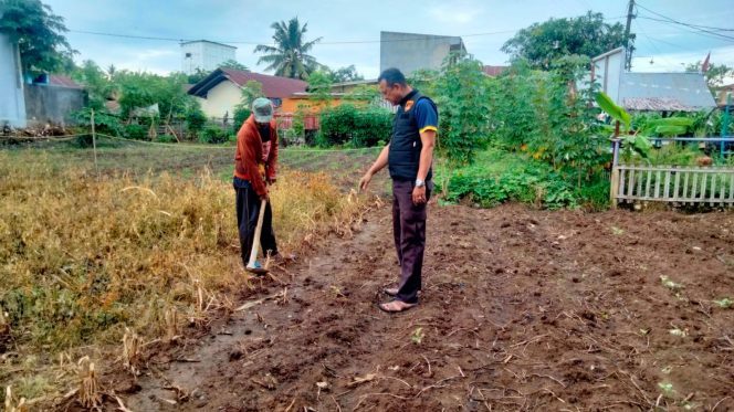 
 Dukung Program Ketahanan Pangan, Polisi Penggerak Polsek Barebbo Sambangi Petani.