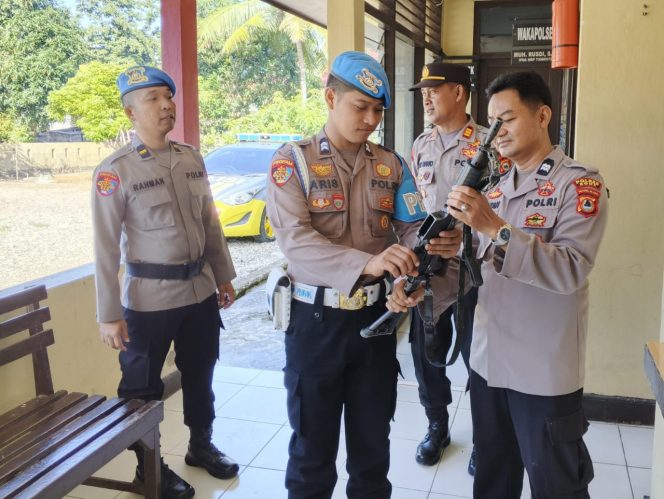 
 Polsek Awangpone Kedatangan Team Dari Si Propam Polres Bone Dalam Rangka Operasi Gaktibplin