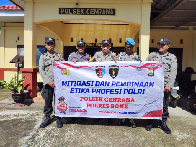 
 Unit Provost Polsek Cenrana Laksanakan Mitigasi Dan Pembinaan Etika Profesi Polri