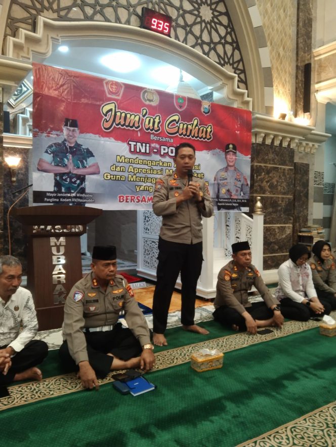 
 Jumat Curhat, Warga Kelurahan Butung Keluhkan Tarif Parkir Yang Tinggi Di Bulan Ramadhan