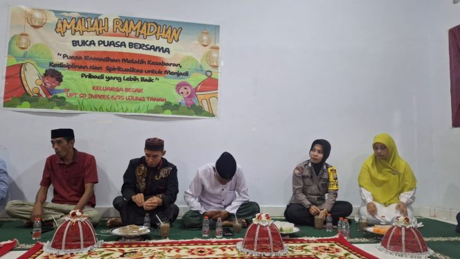 
 Meningkatkan Tali Silaturrahmi,  Bhabinkamtibmas Polsek Mare Hadiri Undangan Buka Puasa Bersama