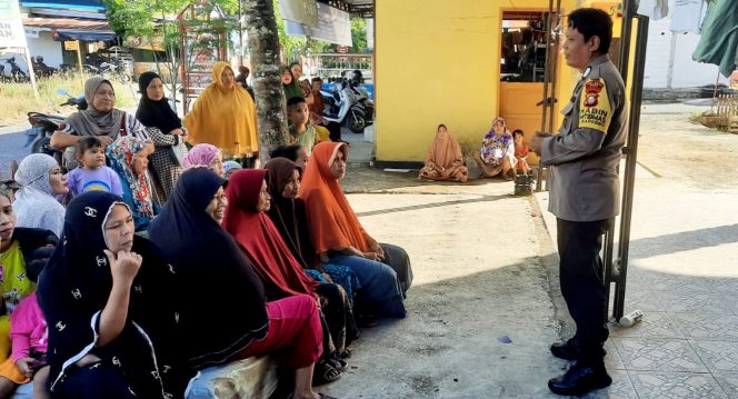 
 Laksanakan Sambang Desa dan Patroli, Himbau Kamtibmas Terkait Arus Mudik Lebaran 2025,ituah yang disampaian Bhaninkamtibmas