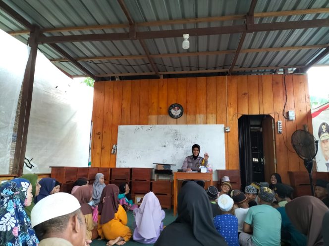 
 Tingkatkan Kualitas Pembinaan, Aiptu Suhati Lakukan Evaluasi di Pondok Mengaji Binaannya