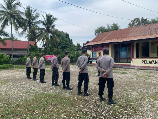 
 Wakapolsek Awangpone Instruksikan Personel untuk Monitor dan Tindak Tegas Kegiatan Sambung Ayam