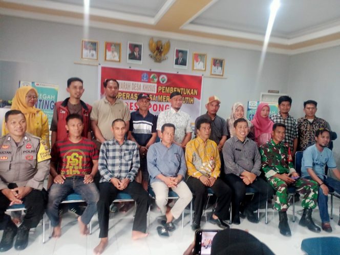 
 Perkuat Ekonomi Kerakyatan, Bhabinkamtibmas Dampingi Pembentukan Koperasi