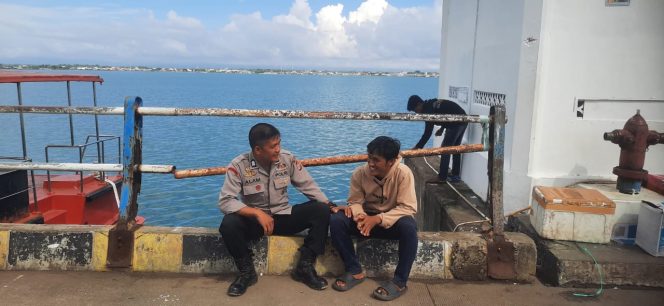 
 Keberangkatan Kapal, Personil Lakukan Pengamanan