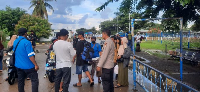 
 Keberangkatan Kapal, Personil Lakukan Pengamanan