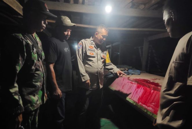 
 Terima Laporan Warga, Personil Piket Polsek Cenrana Mendatangi TKP Penganiayaan.