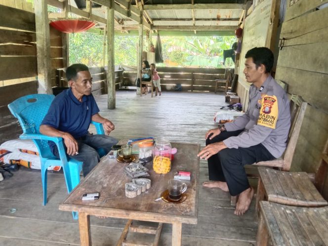 
 Dialogis Dengan Warga Binaan, Bhabinkamtibmas Sampaikan Pesan Kamtibmas