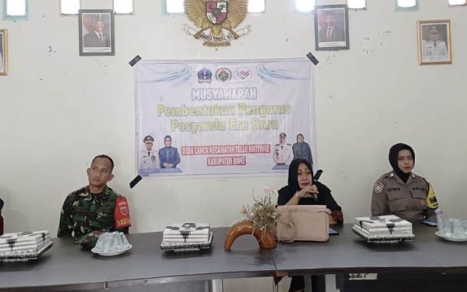 
 Brigpol Citra Hadiri Pembentukan Pengurus Posyandu di Desa Lanca