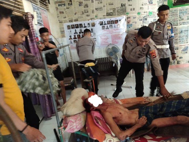 
 Dengar Teriakan Korban, Warga Laporkan ,Polsek Tanete Riattang Tanggap Seketika