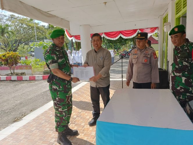 
 Ipda Soedjadi Hadiri Pembukaan Pelatihan Paskibra Kecamatan Tellu Siattinge