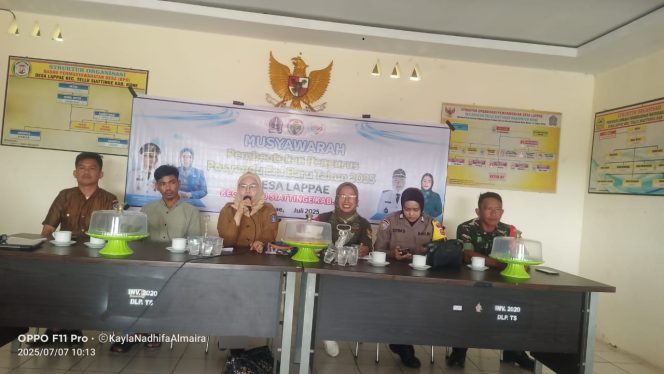 
 Bhabinkamtibmas ini Hadir Dalam Musdes Pembentukan Pengurus Posyandu Desa Lappae