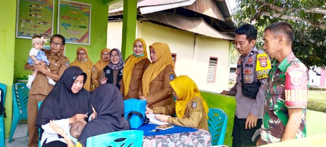 
 Pemantauan Giat Posyandu Balita di Desa Talungeng Berjalan Lancar