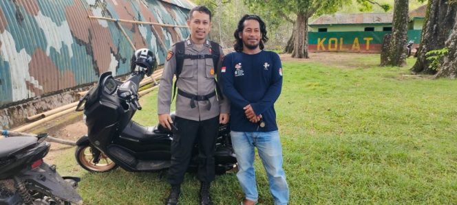 
 Bripka Zaenal Titip Pesan Kamtibmas Pada Pengunjung Pantai,Tujuan Keamanan Polsek Tonra ,Polres Bone