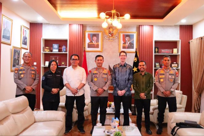
 Kapolda Sulsel Terima Kunjungan Kerja Konsul Jenderal Australia di Makassar