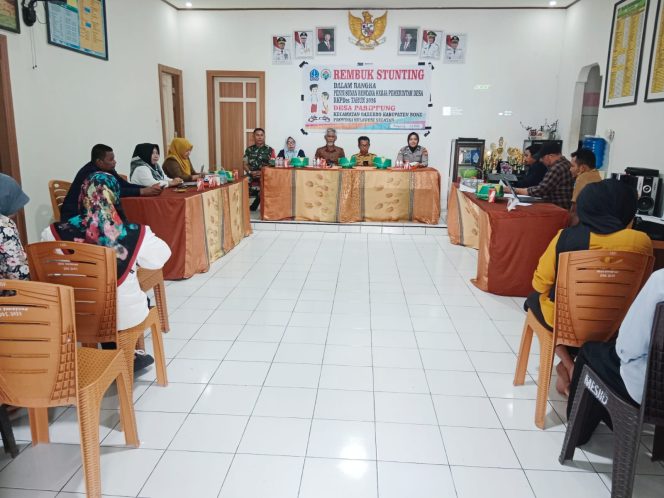 
 Babinkamtibmas   Hadiri Rembuk Stunting Digelar di Desa Parippung, Bahas Rencana Kerja Tahun 2026